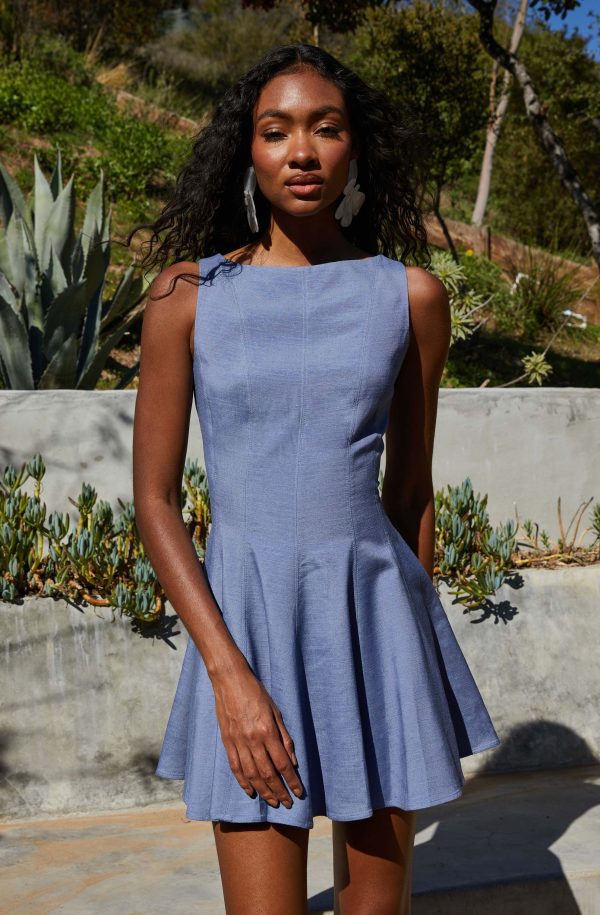 Xaria Linen-Blend Mini Dress - Image 12