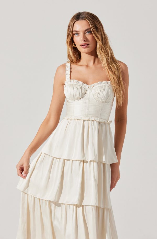 Tempany Tiered Bustier Maxi Dress - Image 2