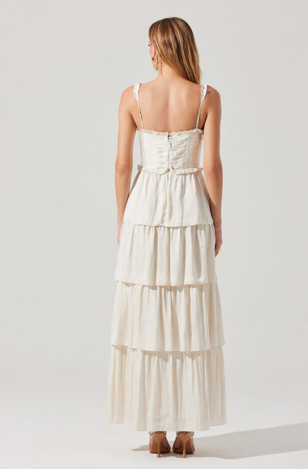 Tempany Tiered Bustier Maxi Dress - Image 5