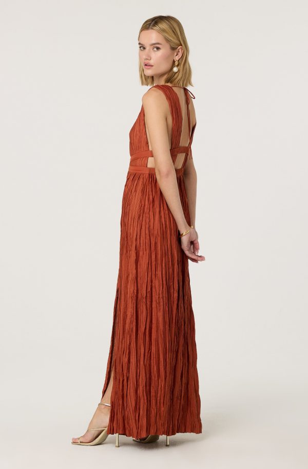 Tesni Pleated Maxi Dress - Image 14
