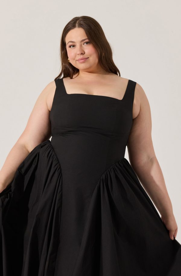 Vinya Poplin Drop Waist Dress - Image 22