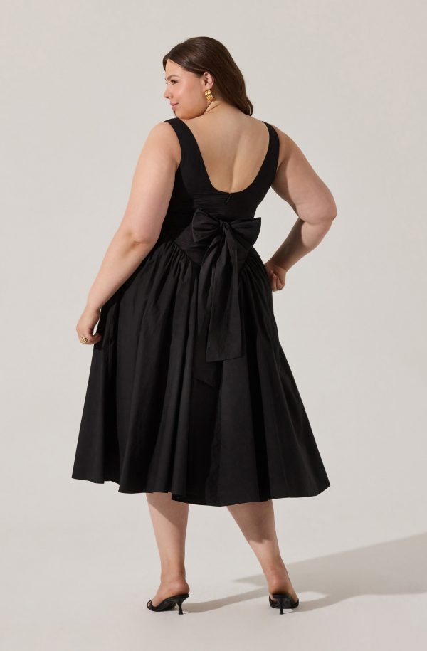 Vinya Poplin Drop Waist Dress - Image 23