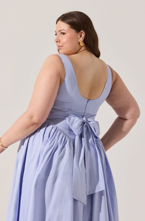 Vinya Poplin Drop Waist Dress - Image 30