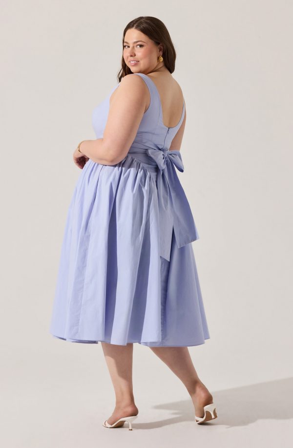 Vinya Poplin Drop Waist Dress - Image 27