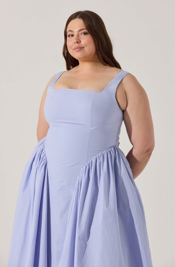 Vinya Poplin Drop Waist Dress - Image 28