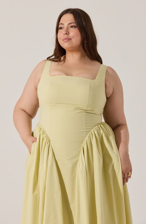 Vinya Poplin Drop Waist Dress - Image 32