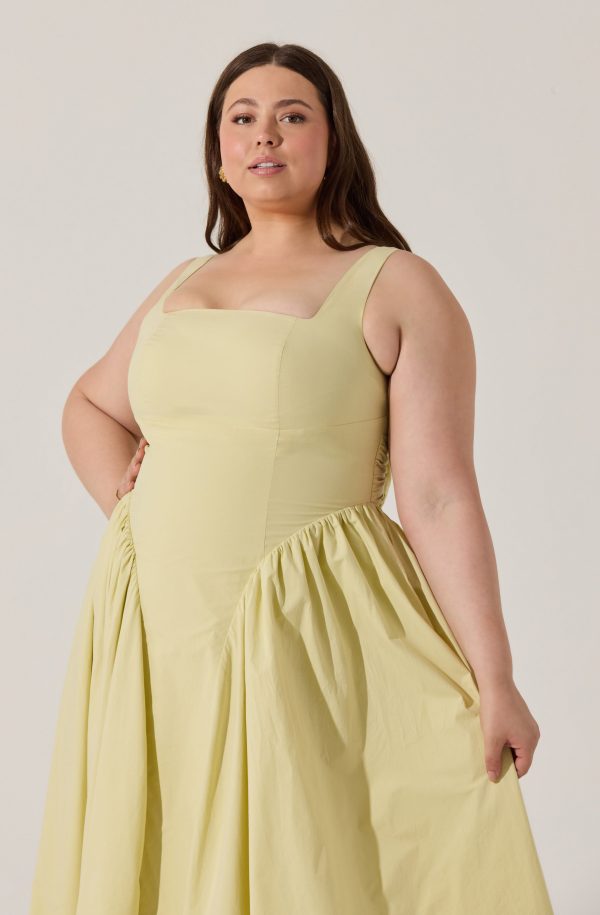 Vinya Poplin Drop Waist Dress - Image 35