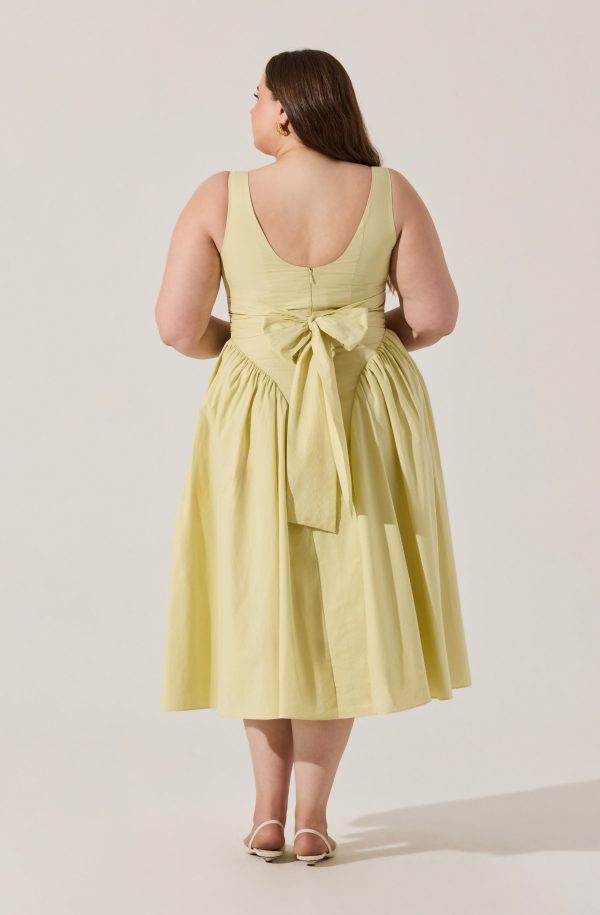 Vinya Poplin Drop Waist Dress - Image 36