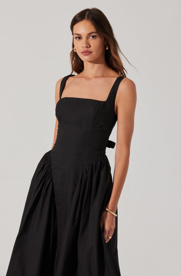 Vinya Poplin Drop Waist Dress - Image 2
