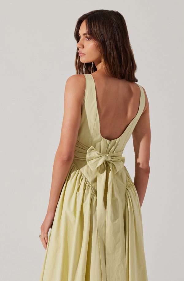 Vinya Poplin Drop Waist Dress - Image 16
