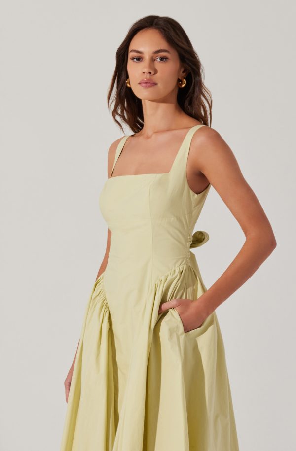 Vinya Poplin Drop Waist Dress - Image 15
