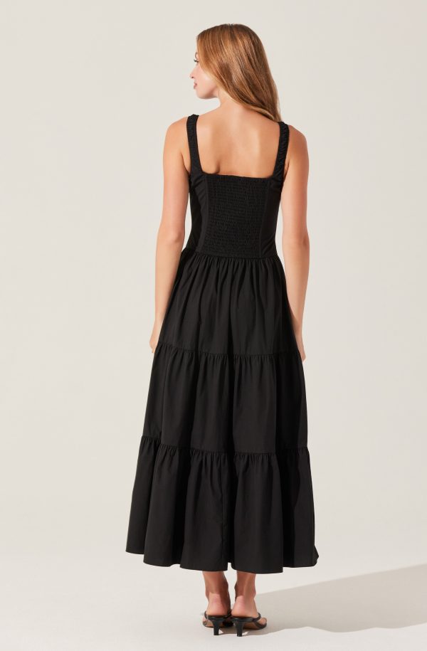 Temperance Tiered Milkmaid Maxi Dress - Image 8