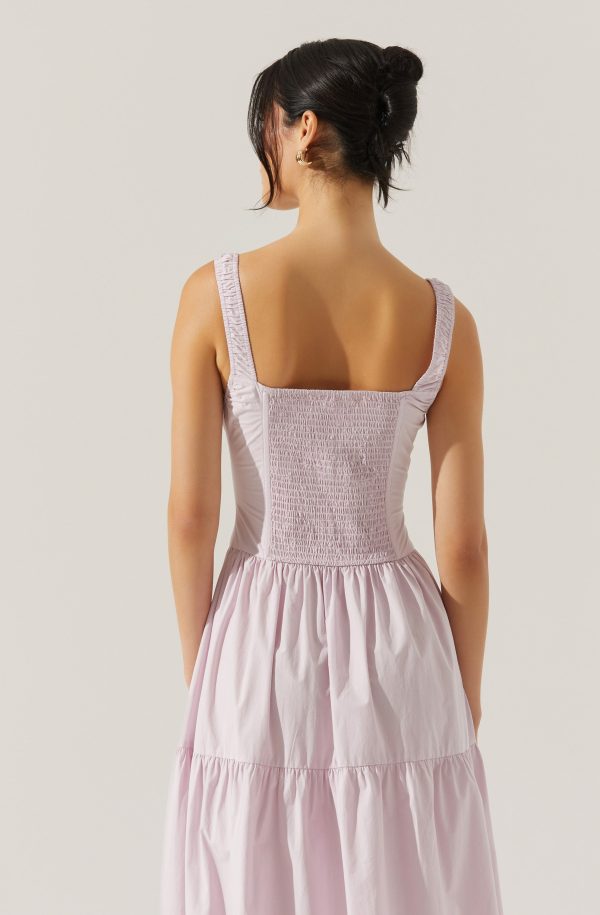 Temperance Tiered Milkmaid Maxi Dress - Image 6