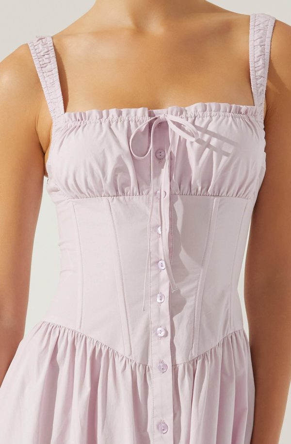 Temperance Tiered Milkmaid Maxi Dress - Image 5