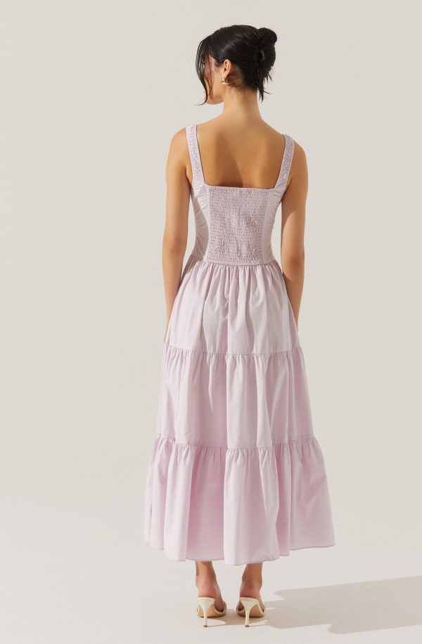 Temperance Tiered Milkmaid Maxi Dress - Image 3