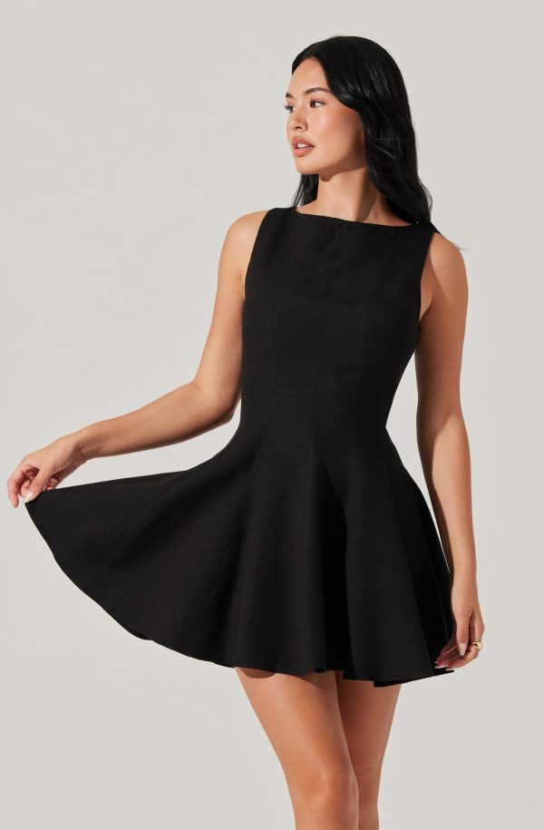 Xaria Linen-Blend Mini Dress - Image 5