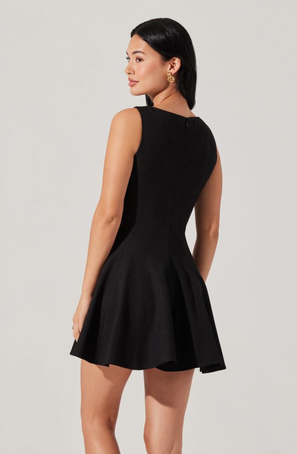 Xaria Linen-Blend Mini Dress - Image 6
