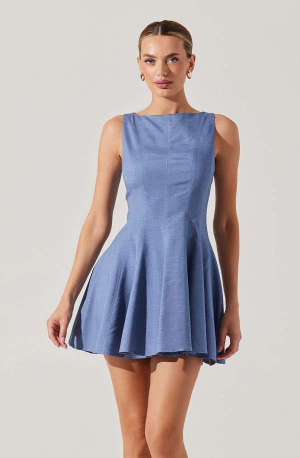 Xaria Linen-Blend Mini Dress - Image 10
