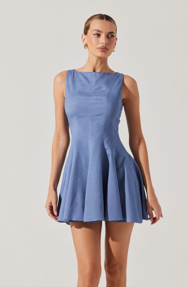 Xaria Linen-Blend Mini Dress - Image 7