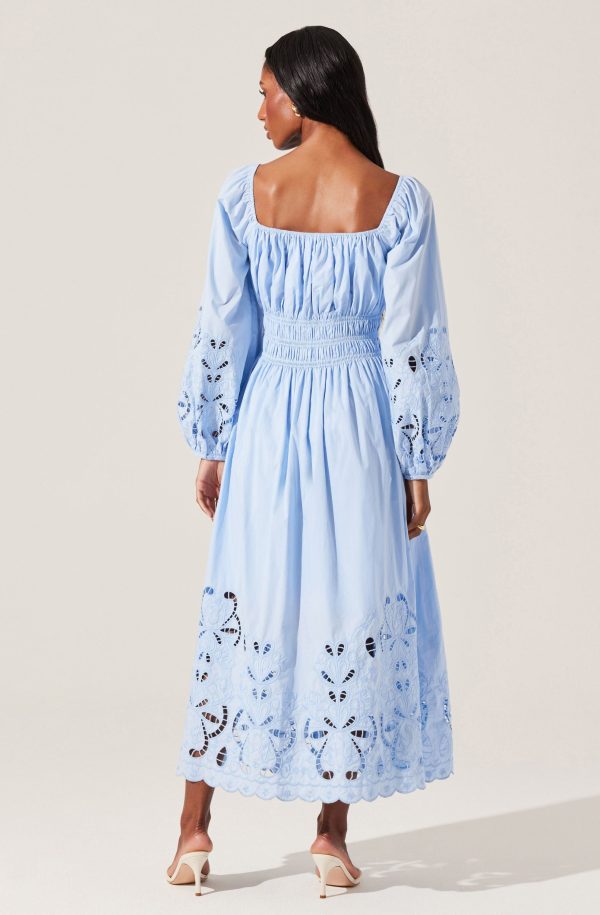 Wisnia Eyelet Embroidered Dress - Image 5