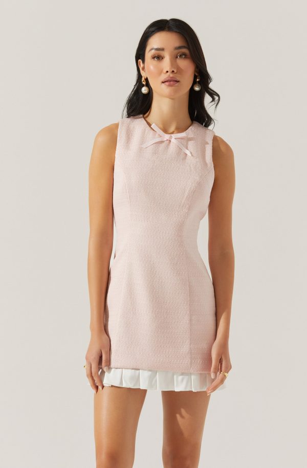Sebrina Tweed Pleated Dress - Image 2