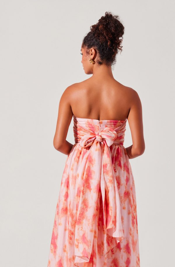 Aneesha Strapless Pleated Dress - Image 2