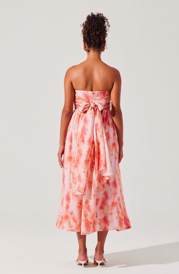 Aneesha Strapless Pleated Dress - Image 5