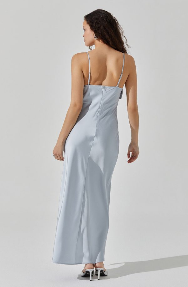 Satin Bow Midi Dress - Image 12