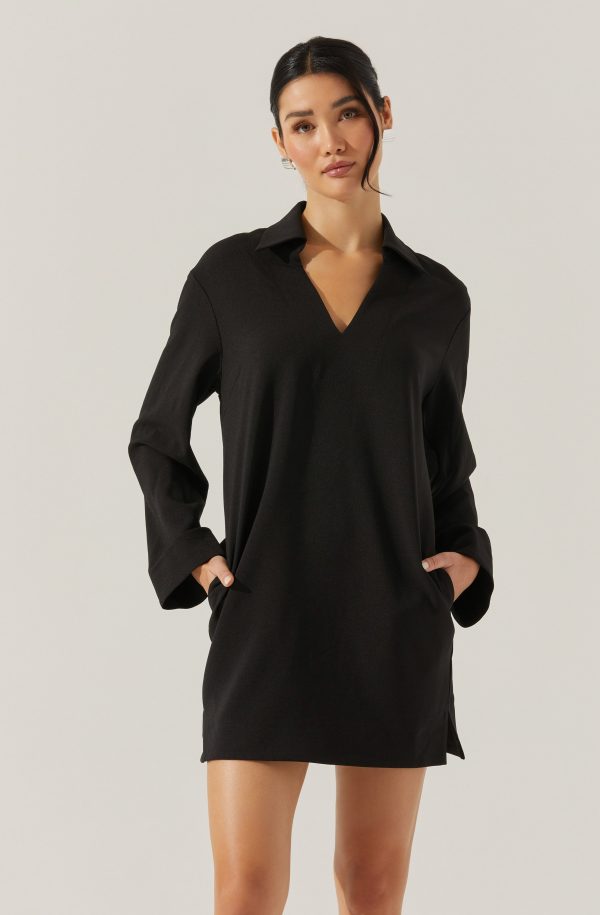 V-Neck Woven Mini Dress - Image 17