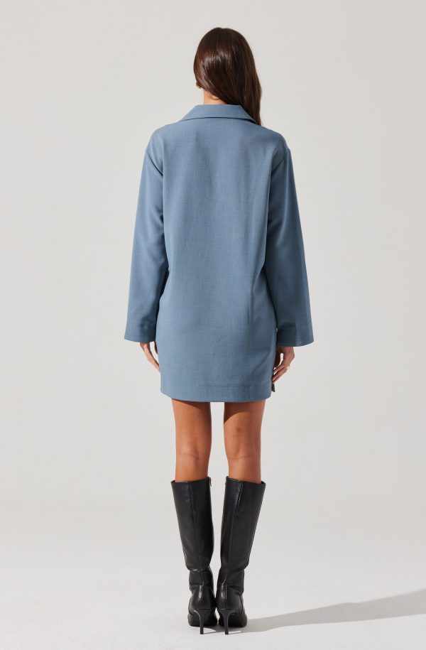V-Neck Woven Mini Dress - Image 6