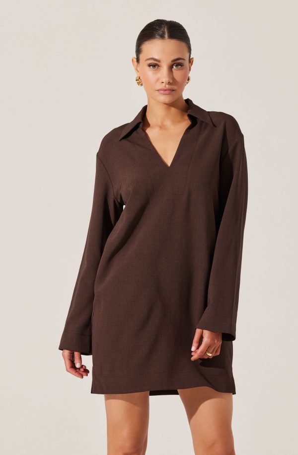 V-Neck Woven Mini Dress - Image 11