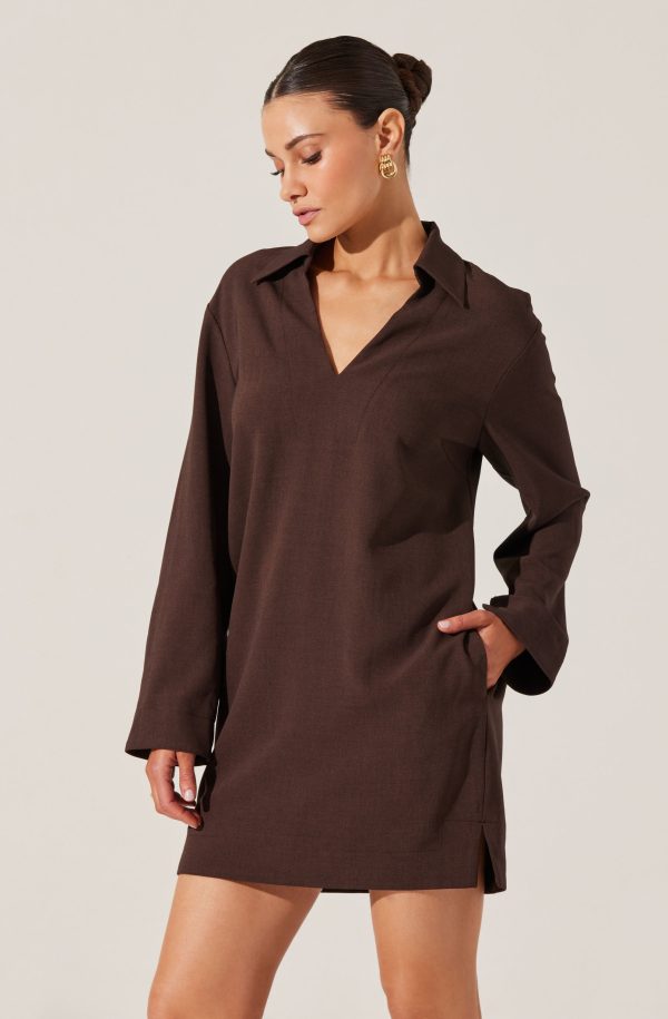 V-Neck Woven Mini Dress - Image 8