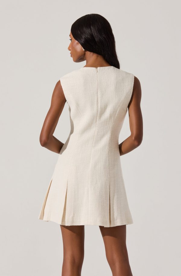 Sleeveless Tweed Mini Dress - Image 6
