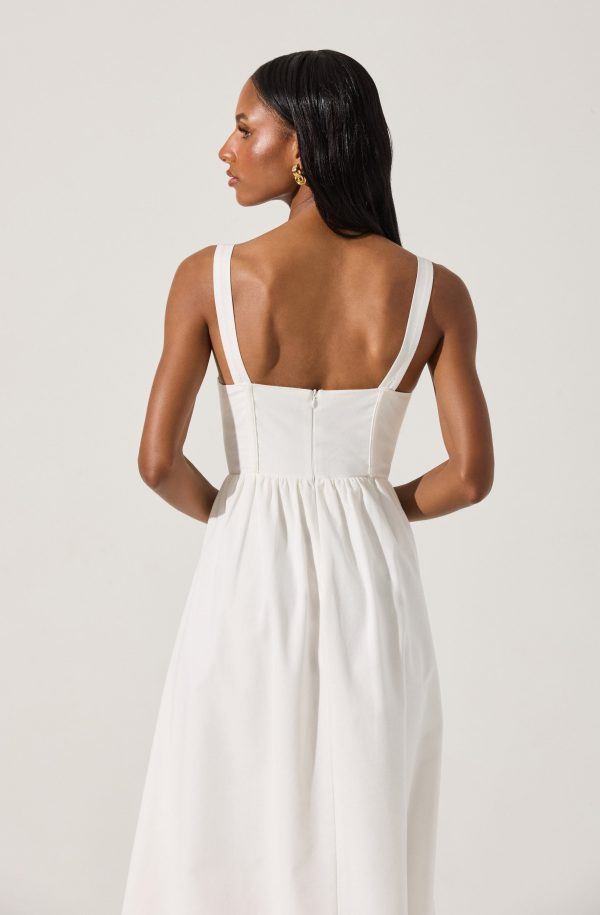 Sweetheart Corset Linen Dress - Image 9