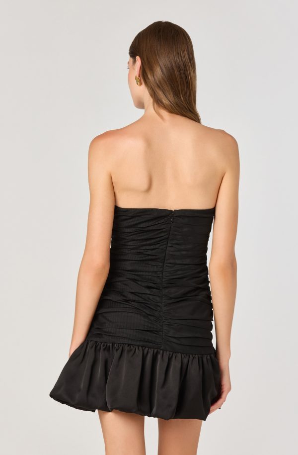 Strapless Ruched Mini Dress - Image 9