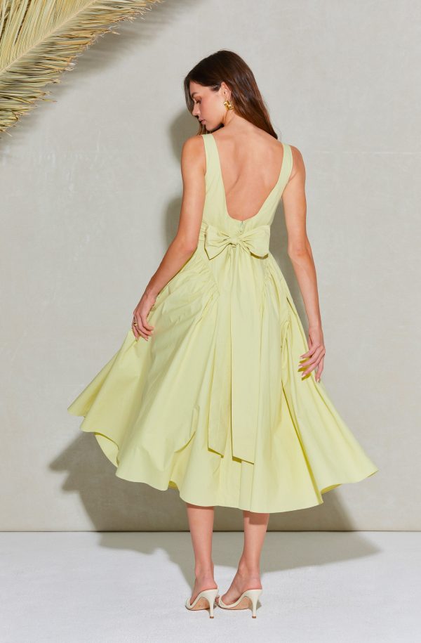 Vinya Poplin Drop Waist Dress - Image 13